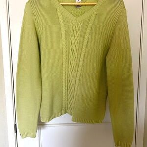 Talbot soft green sweater. Like new. Size medium
